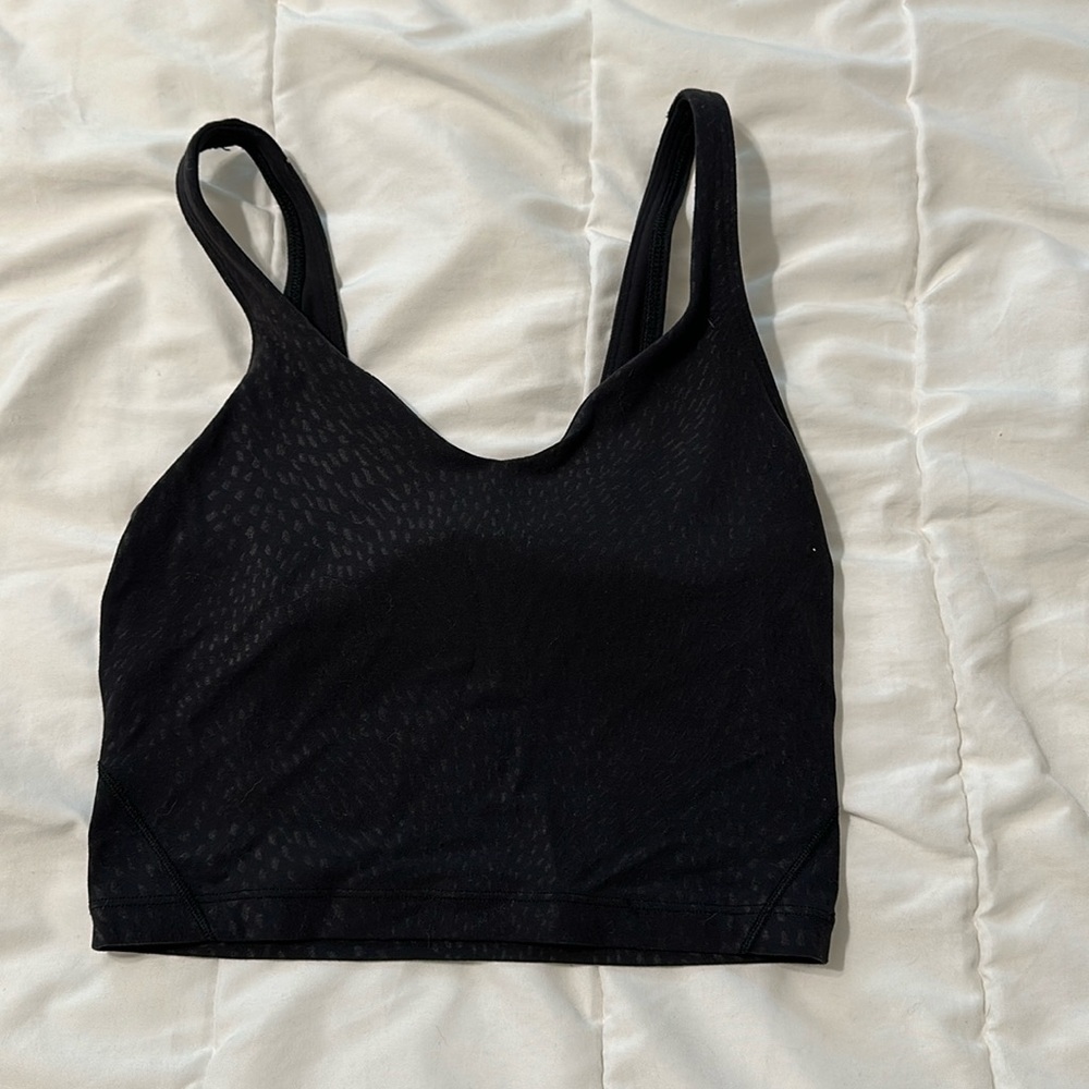 Lululemon Cropped align tank in size 2